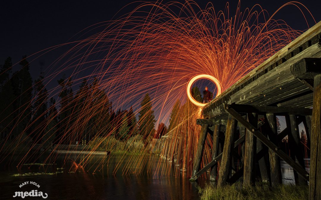 Landscape Light Painting Photography