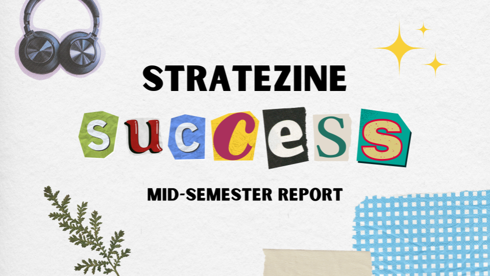 Stratezine Progress Report